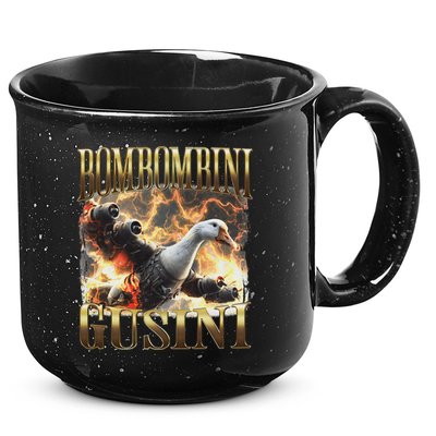 Bombombini Gusini Funny Italian Brainrot Meme Bootleg 15oz Campfire Ceramic Mug