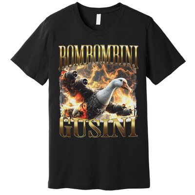 Bombombini Gusini Funny Italian Brainrot Meme Bootleg Premium T-Shirt