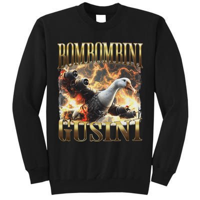 Bombombini Gusini Funny Italian Brainrot Meme Bootleg Tall Sweatshirt