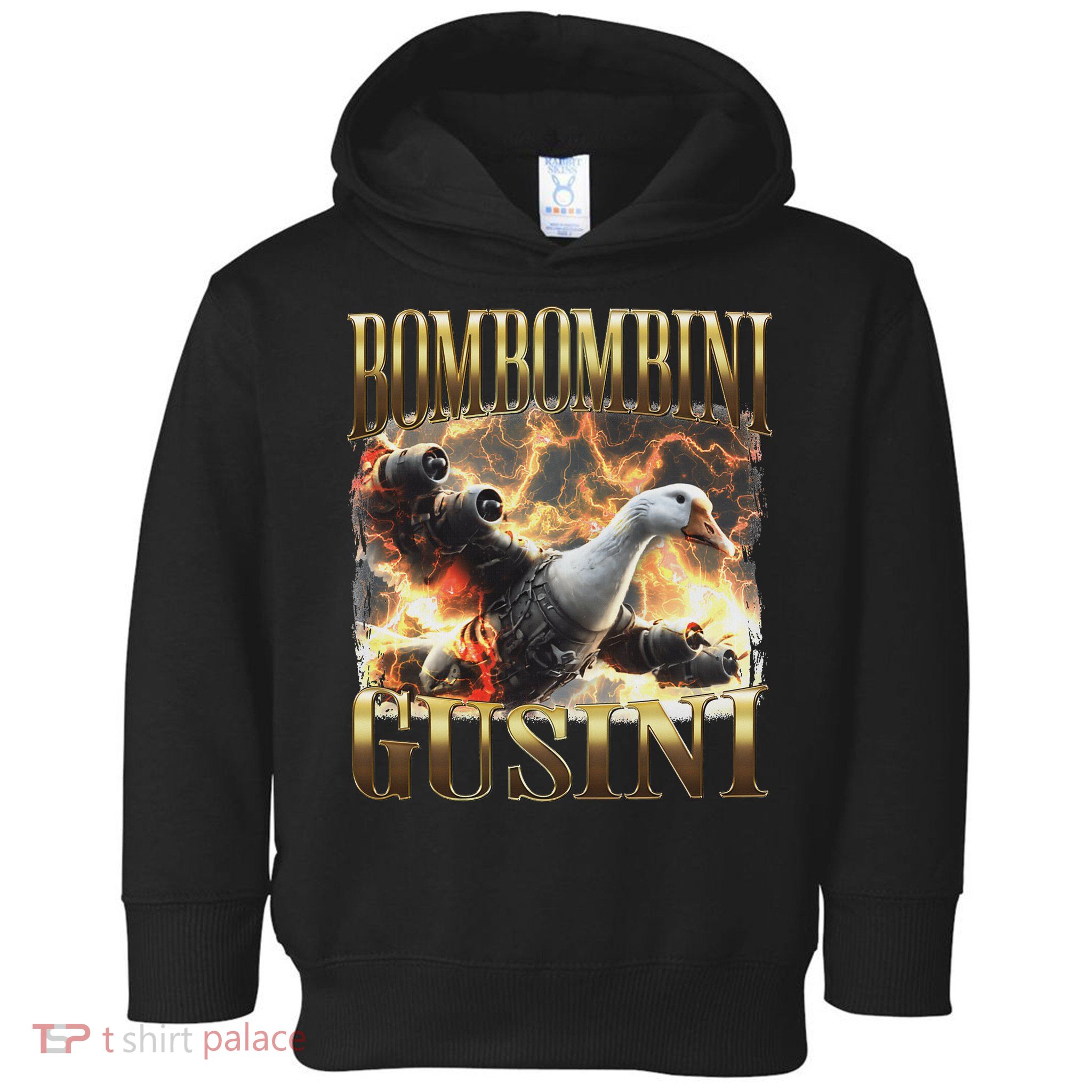 Bombombini Gusini Funny Italian Brainrot Meme Bootleg Toddler Hoodie