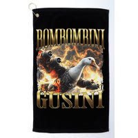 Bombombini Gusini Funny Italian Brainrot Meme Bootleg Golf Towel