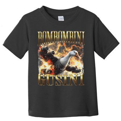 Bombombini Gusini Funny Italian Brainrot Meme Bootleg Toddler T-Shirt