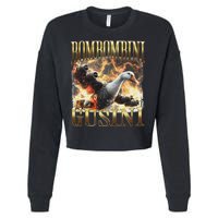 Bombombini Gusini Funny Italian Brainrot Meme Bootleg Cropped Pullover Crew