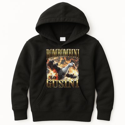 Bombombini Gusini Funny Italian Brainrot Meme Bootleg Kids Hoodie