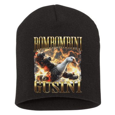 Bombombini Gusini Funny Italian Brainrot Meme Bootleg Short Acrylic Beanie