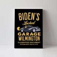 Biden's Garage Funny Anti-Biden Political Joke Garage Sign  Canvas