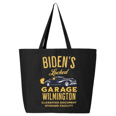 Biden's Garage Funny Anti-Biden Political Joke Garage Sign  25L Jumbo Tote