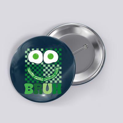 Bruh Green Face Eggs And Bacon Ham Breakfast St PatrickS Button