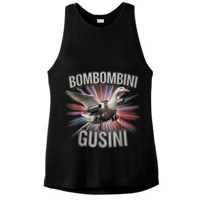 Bombombini Gusini Funny Italian Brainrot Meme Bootleg  Ladies PosiCharge Tri-Blend Wicking Tank