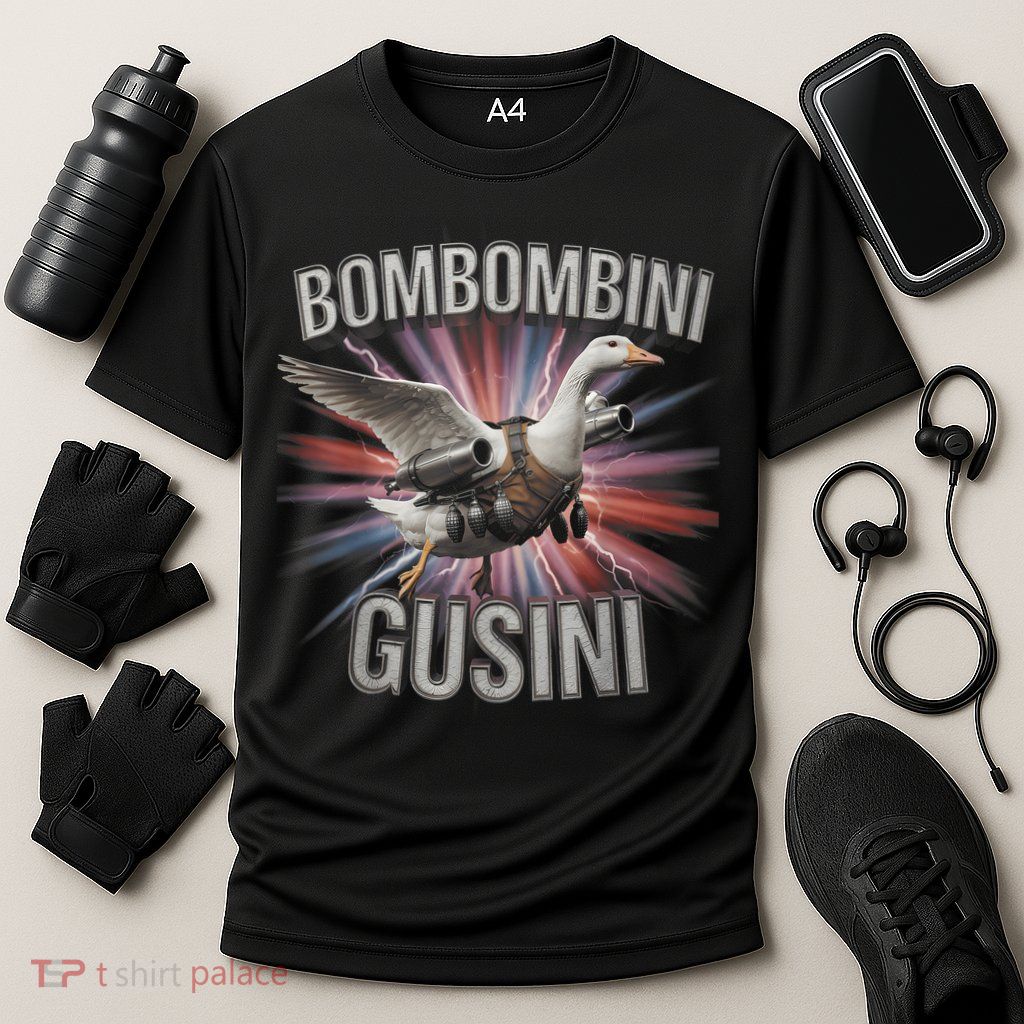 Bombombini Gusini Funny Italian Brainrot Meme Bootleg  Performance Shirt