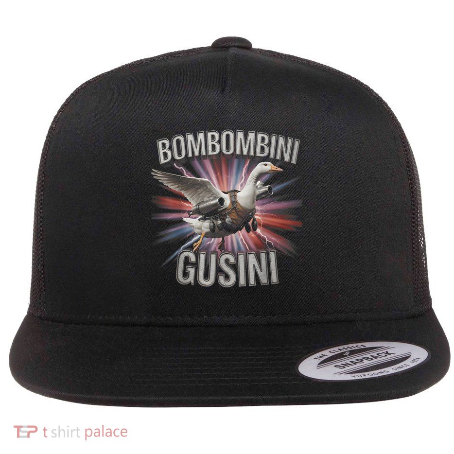 Bombombini Gusini Funny Italian Brainrot Meme Bootleg  Flatbill Hat