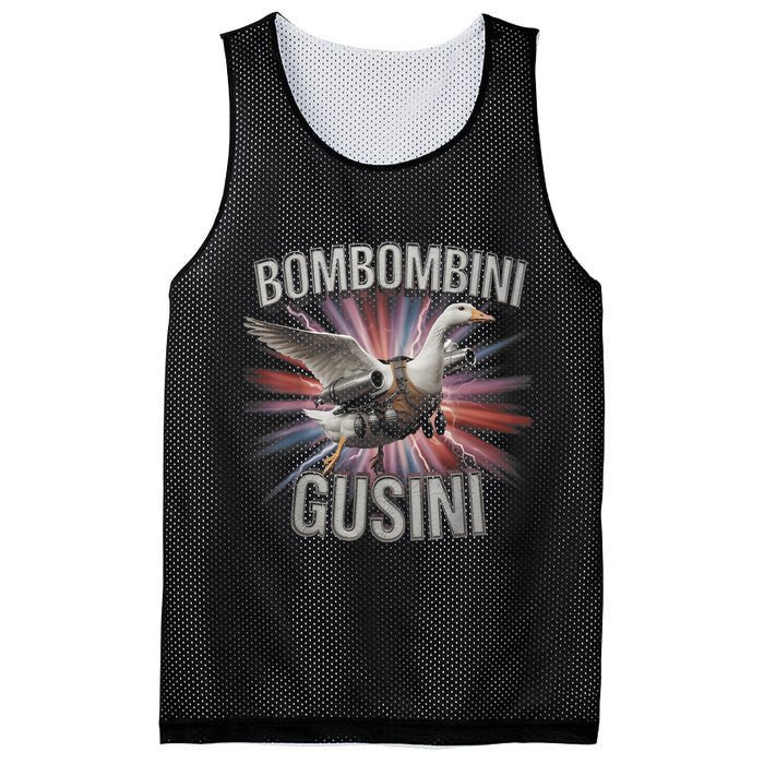 Bombombini Gusini Funny Italian Brainrot Meme Bootleg  Mesh Reversible Basketball Jersey Tank