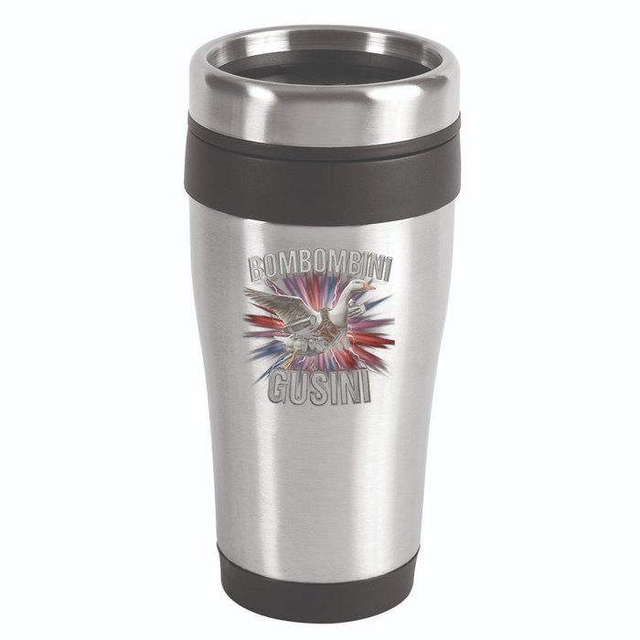 Bombombini Gusini Funny Italian Brainrot Meme Bootleg  16oz Travel Tumbler