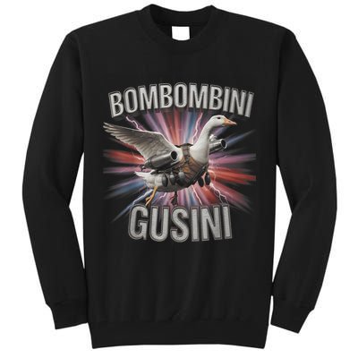 Bombombini Gusini Funny Italian Brainrot Meme Bootleg  Tall Sweatshirt