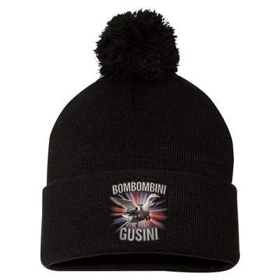 Bombombini Gusini Funny Italian Brainrot Meme Bootleg  Pom Pom 12in Knit Beanie