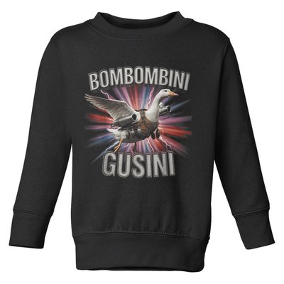Bombombini Gusini Funny Italian Brainrot Meme Bootleg  Toddler Sweatshirt