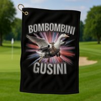 Bombombini Gusini Funny Italian Brainrot Meme Bootleg  Golf Towel
