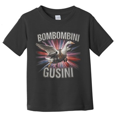 Bombombini Gusini Funny Italian Brainrot Meme Bootleg  Toddler T-Shirt