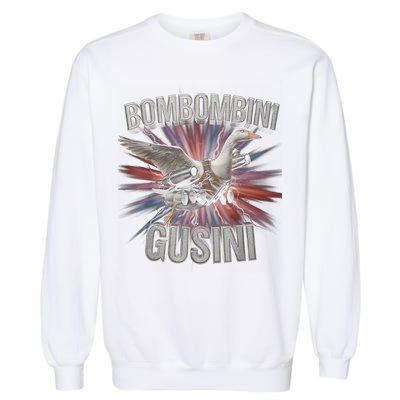 Bombombini Gusini Funny Italian Brainrot Meme Bootleg  Garment-Dyed Sweatshirt
