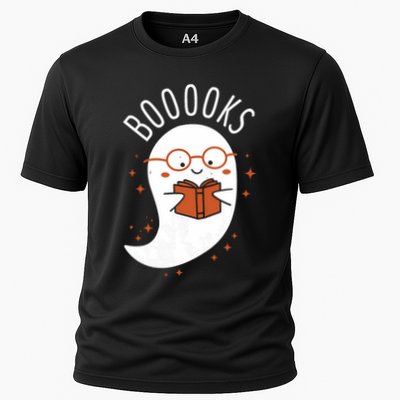 Booooks Ghost Funny Halloween Teacher Book Library Reading Performance Shirt