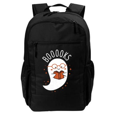 Booooks Ghost Funny Halloween Teacher Book Library Reading Backpack