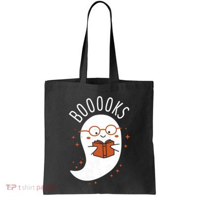 Booooks Ghost Funny Halloween Teacher Book Library Reading Bag