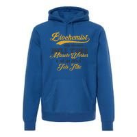 Biochemist Gift Funny Biological Chemist Idea Gift Premium Hoodie