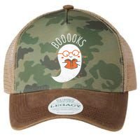 Booooks Ghost Funny Halloween Teacher Book Library Reading Legacy Tie Dye Trucker Hat