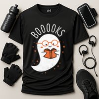 Booooks Ghost Funny Halloween Teacher Book Library Reading Performance Shirt