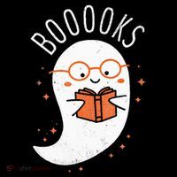 Booooks Ghost Funny Halloween Teacher Book Library Reading Sustainable Knit Beanie
