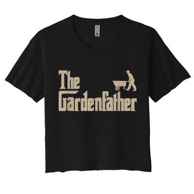 Best Gardening Father Gifts The Gardenfather Women's Crop Top Tee