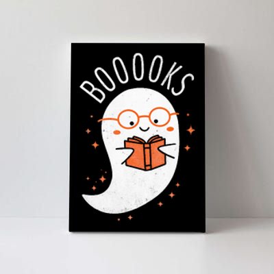 Booooks Ghost Funny Halloween Teacher Book Library Reading Canvas