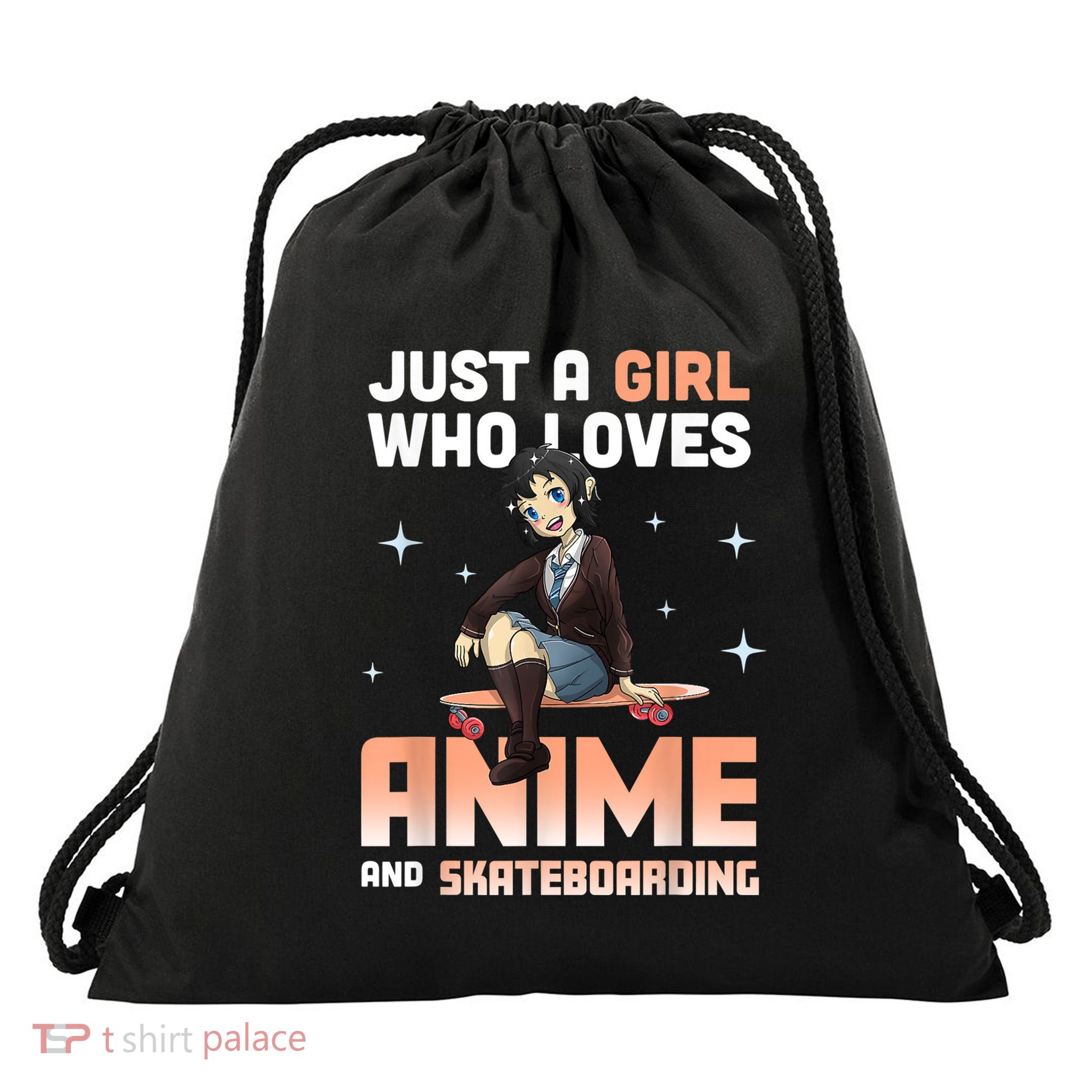 Best Gifts For Anime Lovers Anime Skateboard Anime Drawstring Bag
