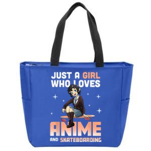 Best Gifts For Anime Lovers Anime Skateboard Anime Zip Tote Bag