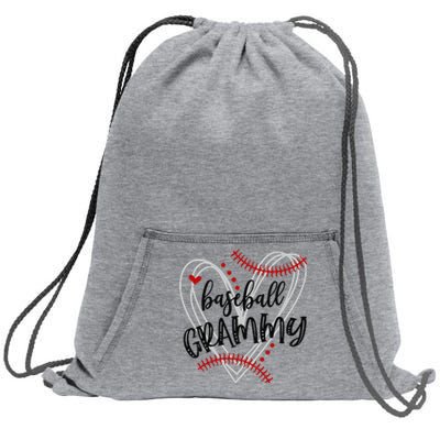 Baseball Grammy For Grandma Mimi Nana Mother's Day Sweatshirt Cinch Pack Bag