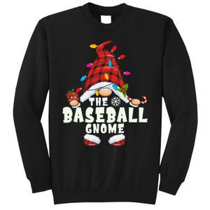 Baseball Gnome Family Matching Christmas Funny Pajama Sweatshirt