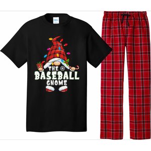 Baseball Gnome Family Matching Christmas Funny Pajama Pajama Set