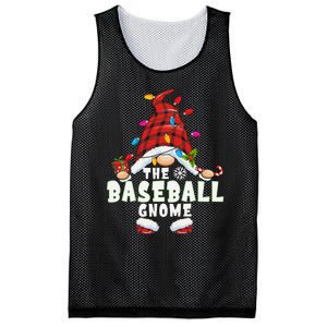 Baseball Gnome Family Matching Christmas Funny Pajama Mesh Reversible Basketball Jersey Tank