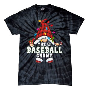 Baseball Gnome Family Matching Christmas Funny Pajama Tie-Dye T-Shirt