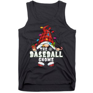 Baseball Gnome Family Matching Christmas Funny Pajama Tank Top