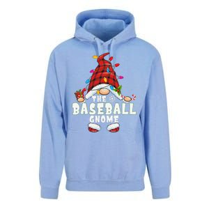 Baseball Gnome Family Matching Christmas Funny Pajama Unisex Surf Hoodie