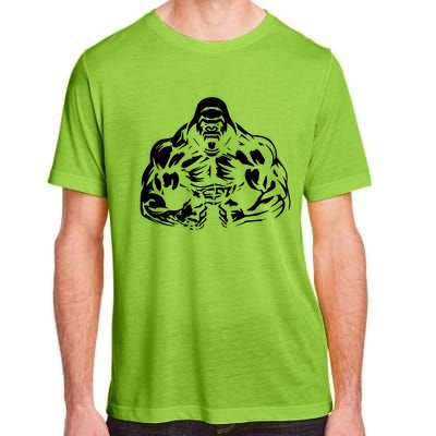 Bodybuilding Gorilla For The Next Workout In The Gym Adult ChromaSoft Performance T-Shirt