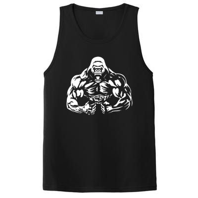 Bodybuilding Gorilla For The Next Workout In The Gym PosiCharge Competitor Tank