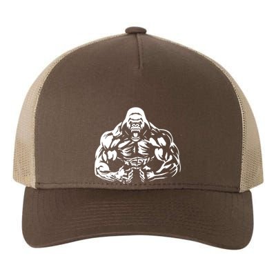 Bodybuilding Gorilla For The Next Workout In The Gym Yupoong Adult 5-Panel Trucker Hat