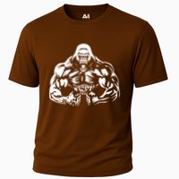 Bodybuilding Gorilla For The Next Workout In The Gym Cooling Performance Crew T-Shirt