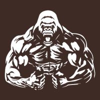 Bodybuilding Gorilla For The Next Workout In The Gym Cooling Performance Crew T-Shirt