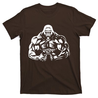 Bodybuilding Gorilla For The Next Workout In The Gym T-Shirt