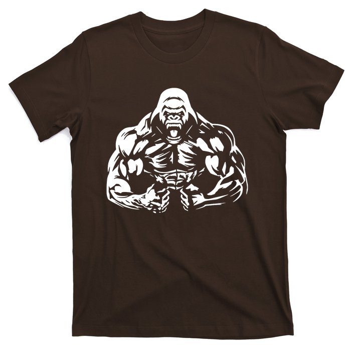 Bodybuilding Gorilla For The Next Workout In The Gym T-Shirt