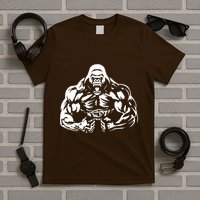 Bodybuilding Gorilla For The Next Workout In The Gym T-Shirt