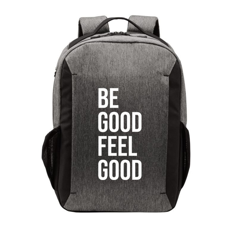 Be Good Feel Good Quote Vector Backpack